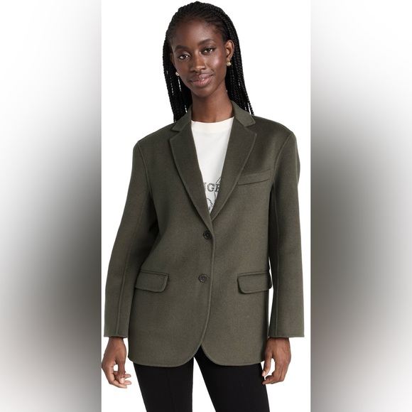Anine Bing Quinn Cashmere Blend Blazer - Picture 6 of 10